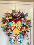 Hying Large Back To School Bows For Wreath, First Day Of School Wreath Bow For Front Door, School Day Wreath Bows For Back To Sc