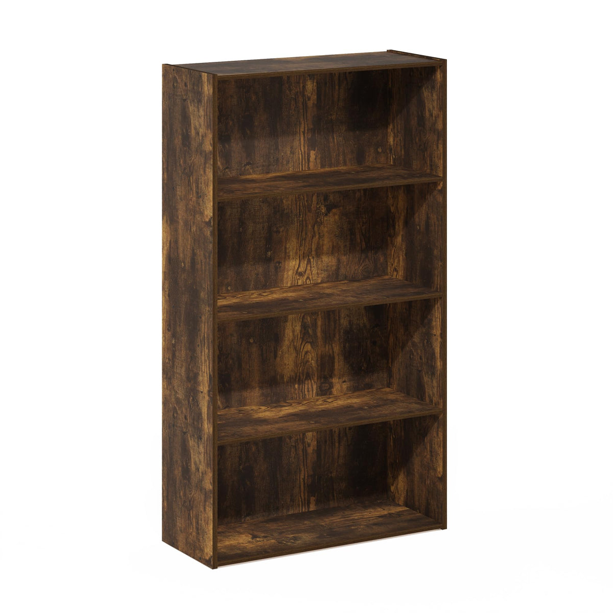 Furinno Pasir 4 Tier Open Shelf, Amber Pine