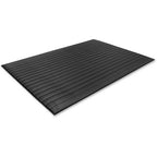 Genuine Joe Air Step Anti-Fatigue Mat - Warehouse - 60Quot; Length X 36Quot; Width X 0.38Quot; Thickness Overall - Vinyl - Black