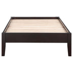 Coaster Home Furnishings Hounslow Transitional Twin Size Pine Wood Platform Bed Frame Headboard Compatible Bed Base Cappuccino 300555T