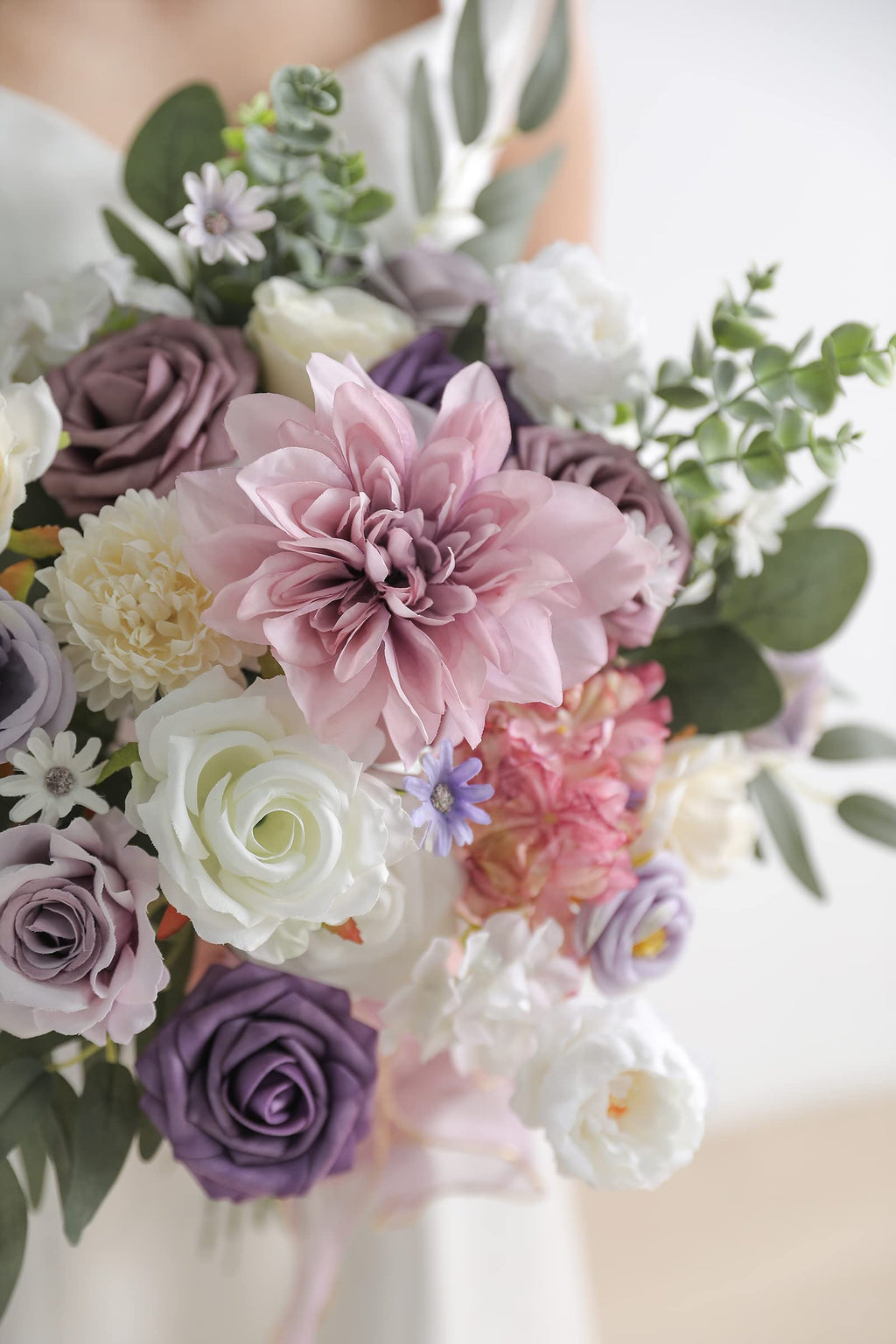 Serra Flora Artificial Flowers Combo Box Set Faux Flowers Bulk Flower Leaf With Stems Arrangements For Diy Wedding Bouquets Part
