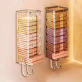 JEPELUS 2Pcs Sock and Underwear Organizer, Wall Mount Clear Storage Box