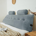 Rycwola Headboard Wedge Pillow King With 2 Pack Neck Roll Pillow Large Headboard Pillow Soft And Supportive With Removable Cover