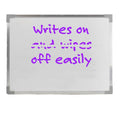 Flipside Products Aluminum Framed White Dry Erase Board, 36 x 48