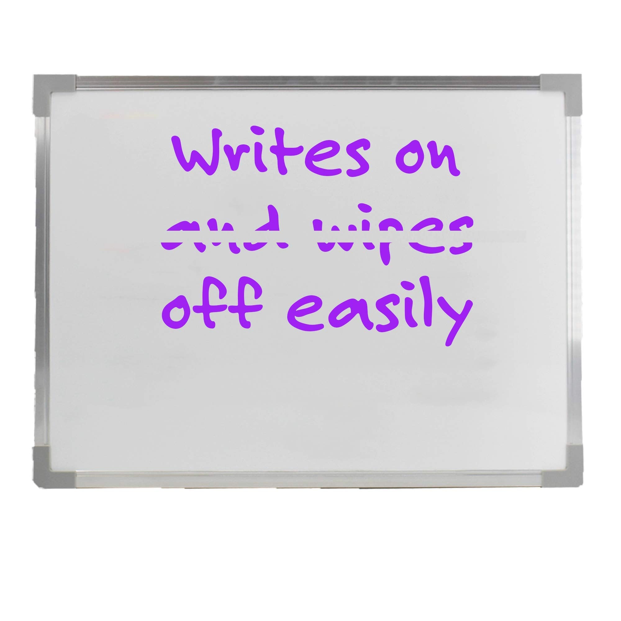 18 X 24 Aluminum Framed Magnetic White Dry Erase Board
