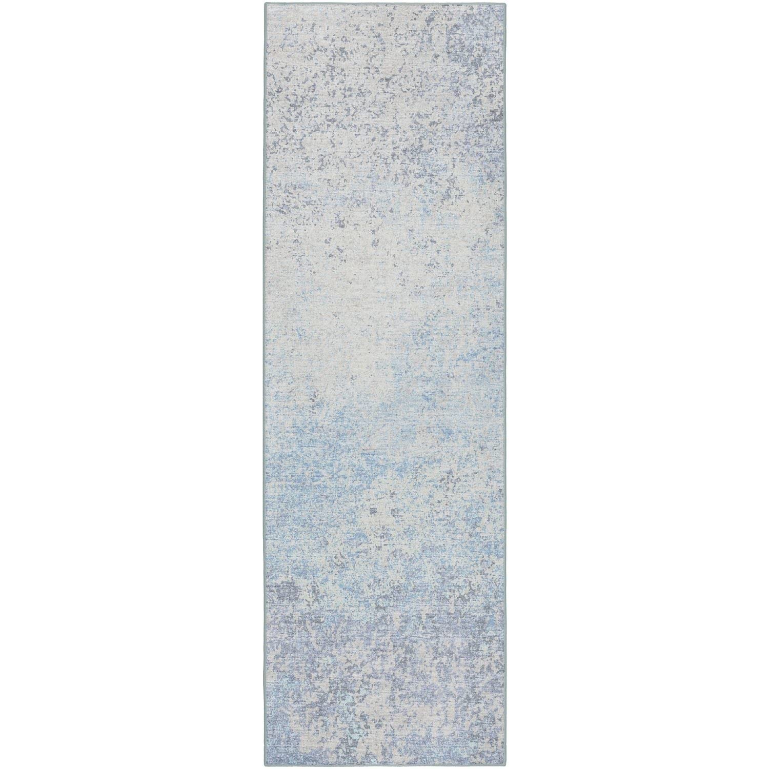 Winslow Wl3 Blue Transitional Rug Runner 2' 6" X 12'