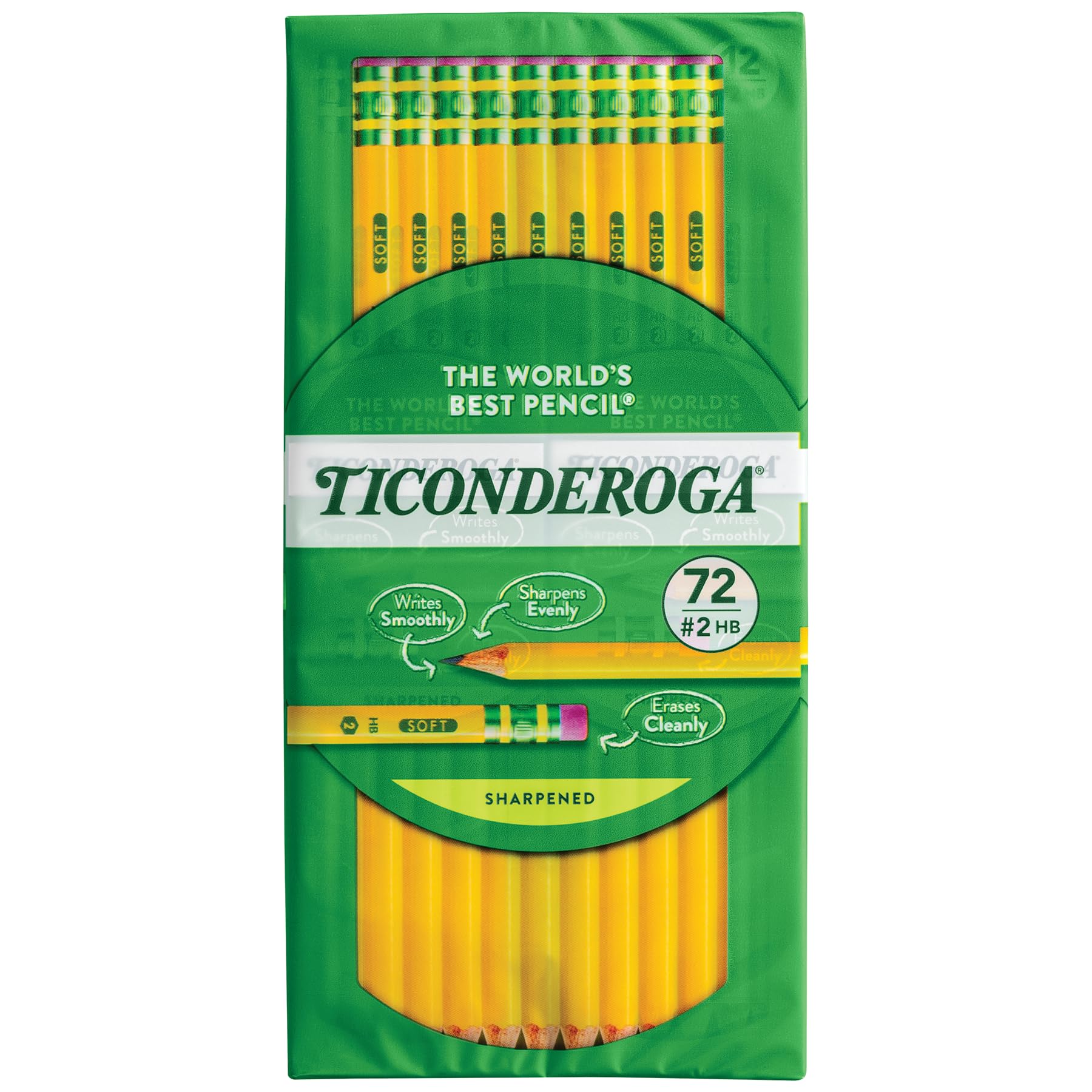 Ticonderoga Pre-Sharpened Pencil Dix13972 72/Pk