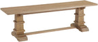 Crosley Furniture Joanna Wood Dining Bench for Entryway or Mudroom, Rustic Brown