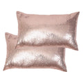 Poise3Ehome 12X20Inches Sequin Decorative Pillow Covers Rose Gold Throw Pillows For Couch, Bed, Living Room, Christmas (Rose Gol