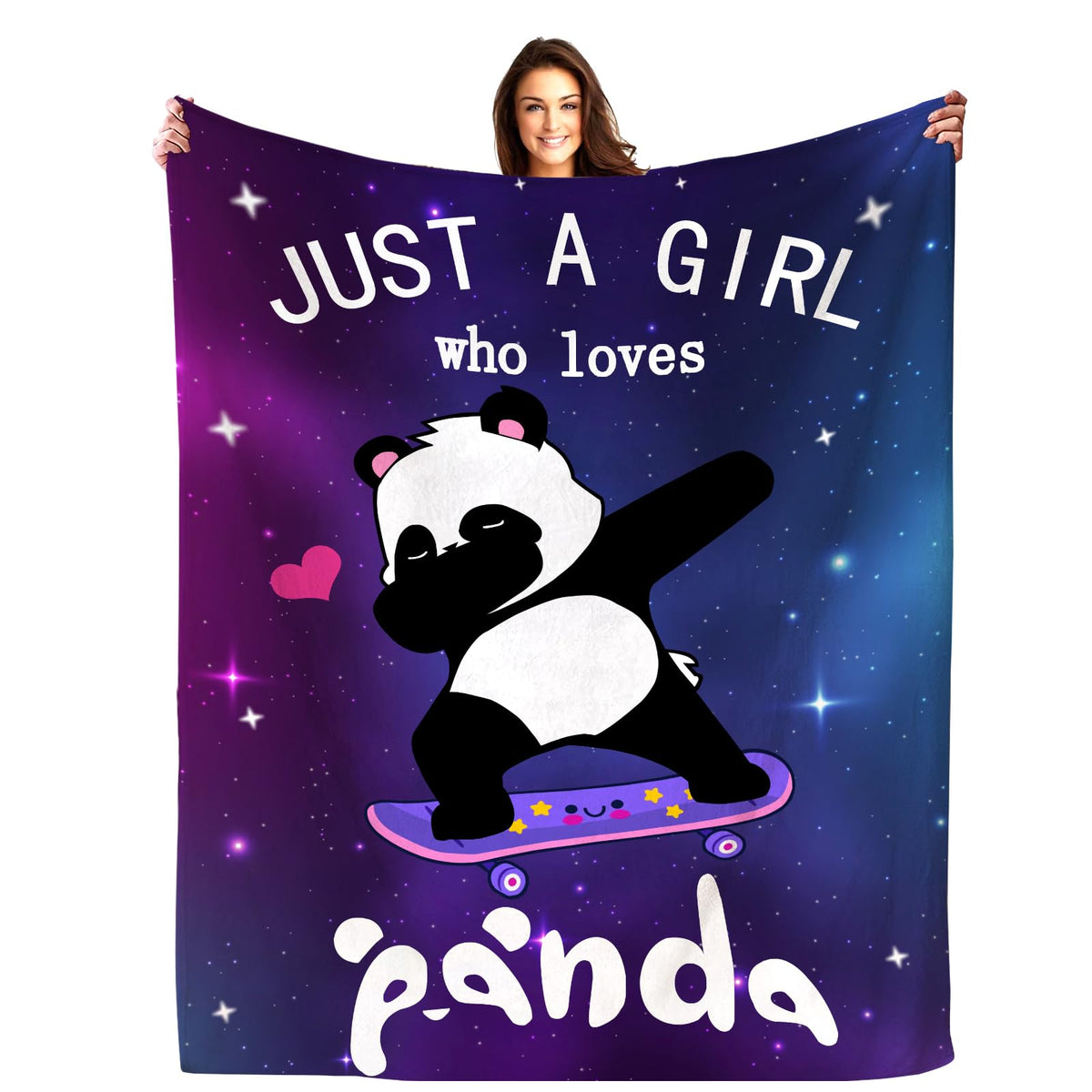 Panda Blanket Ultra Soft Flannel Panda Throw Blanket Cozy Lightweight Panda Gifts For Panda Lovers For Kids Adults 50' X40'