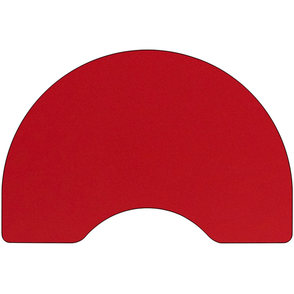 Flash Furniture 48X72 Kdny Red Activity Table, 72" D X 48" W X 25.25" H