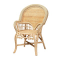 bali & pari Ratu Natural Rattan Accent Chair, Natural (235-13234-HiT)
