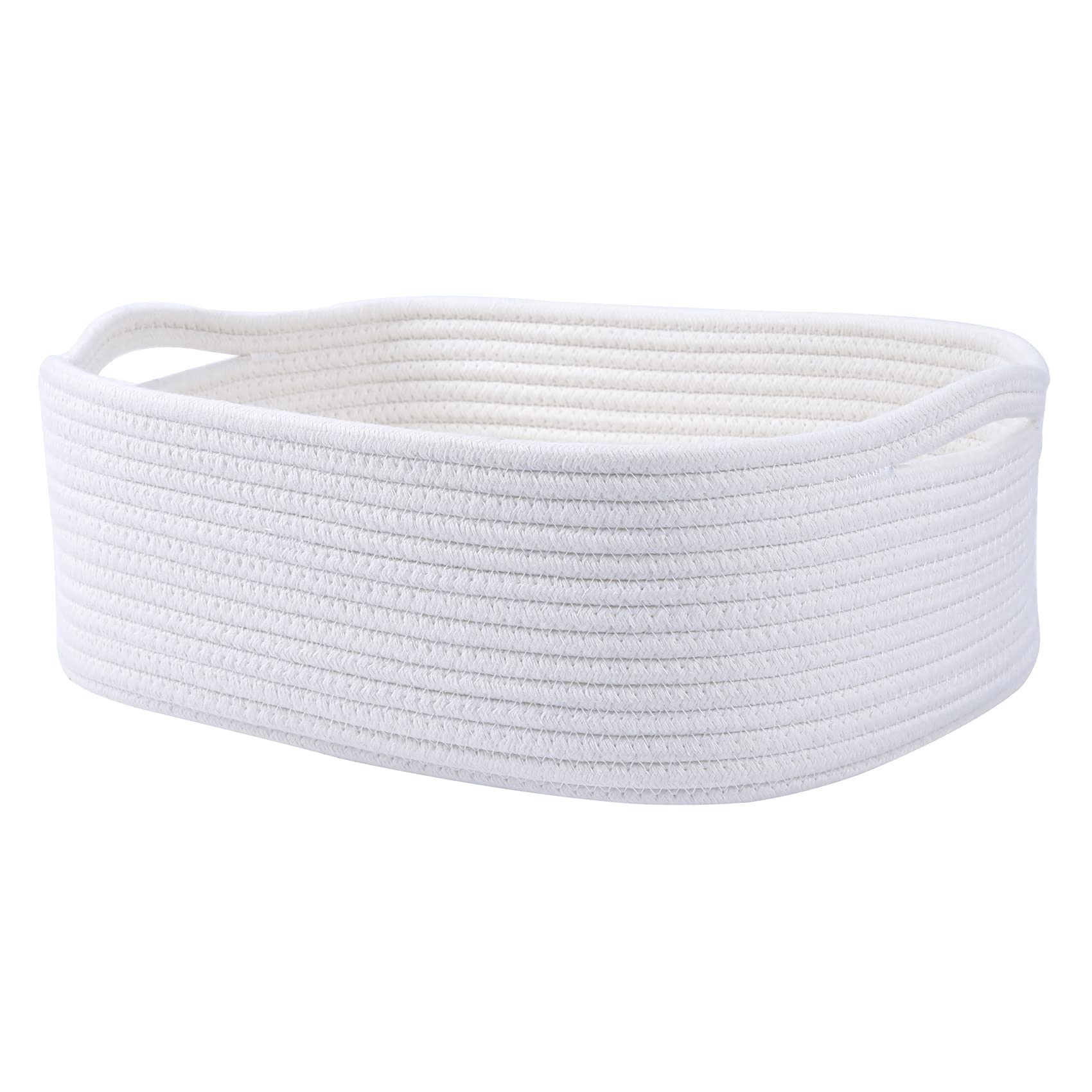 Ciki Home Cotton Rope Storage Baskets Woven Basket Cute Baby Nursery Organizers Small Dog Toy Basket Gift Baskets Empty