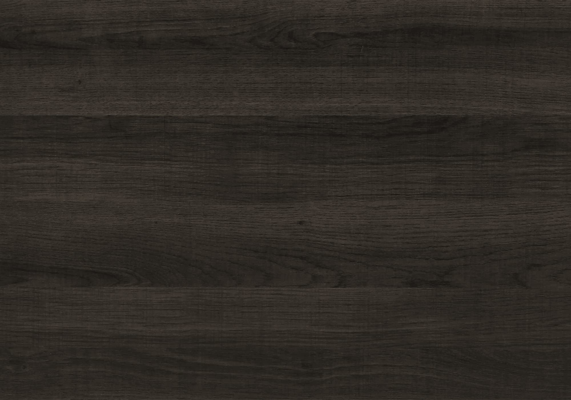 Monarch Specialties 7722, Home Office, Storage, 48', Work, Laptop, Laminate, Contemporary, Modern Computer Desk-Brown Oak L-Shaped Corner 2 Shelves, 47' L x 47' W x 29.75' H