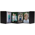 Neil Enterprises Inc. 2.5'' x 3.5'' Black Mini Accordion Self-Stick Photo Album