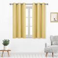 Dwcn Room Darkening Curtains For Living Room, Blackout Curtains For Bedroom, Solid Thermal Privacy Protection 45 Inch Window Cur