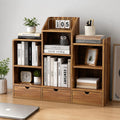 Desktop Bookshelf Organiser With MultiCompartment Shelves