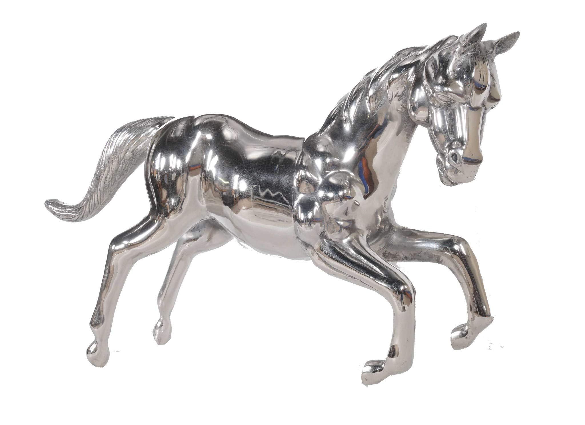 HomeRoots Multiple Colors Metal 8' x 35' x 19' Large - Horse Statue