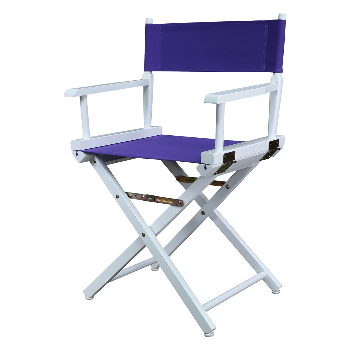 Casual Home 200-01/021-41 Director Chair 18&quot; - Classic Height Whiteframe/Purple Canvas