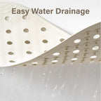 Selfsuite Rubber Bathtub Mat Shower Mat Non-Slip, 31X14 Inch, Bath Tub Floor Mat With Suction Cups And Drainage Holes, Ivory Whi