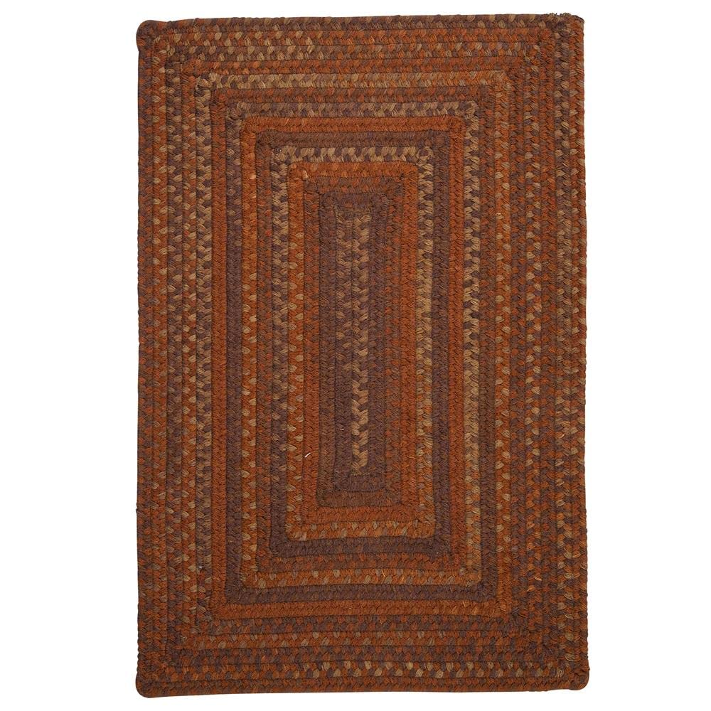 Colonial Mills Ridgevale Audubon Russet 8' Square Rug Russet