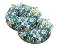 Indoor/Outdoor Seat Cushions All Weather Patio Chair Pads With Ties, Comfortable Round Bistro Chair Cushions For Home Office And