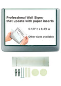 Click Sign (4-1/8 W X 5-7/8 H) With Panel Pin