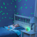 Kids Alarm Clock,Moon Stars Projector 7 Color Night Light, Children Sleep Trainer Alarm Clock, Kids Wake up Light Alarm Clock Ai