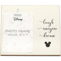 Open Road Brands Disney Mickey Mouse Laugh Imagine Dream Wood Photo Clip Frame for 5x7 Picture - Cute Mickey Mouse Decoration