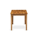 East West Furniture Yat-Ana-T Yarmouth Rectangle Kitchen Dining Table, 30X48 Inch, Natural