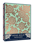 Rose Gold Notecards: 12 Foil-Stamped Cards & Envelopes (Gilded Rose Gold Stationery, Notecards And Envelopes With Blank Interior