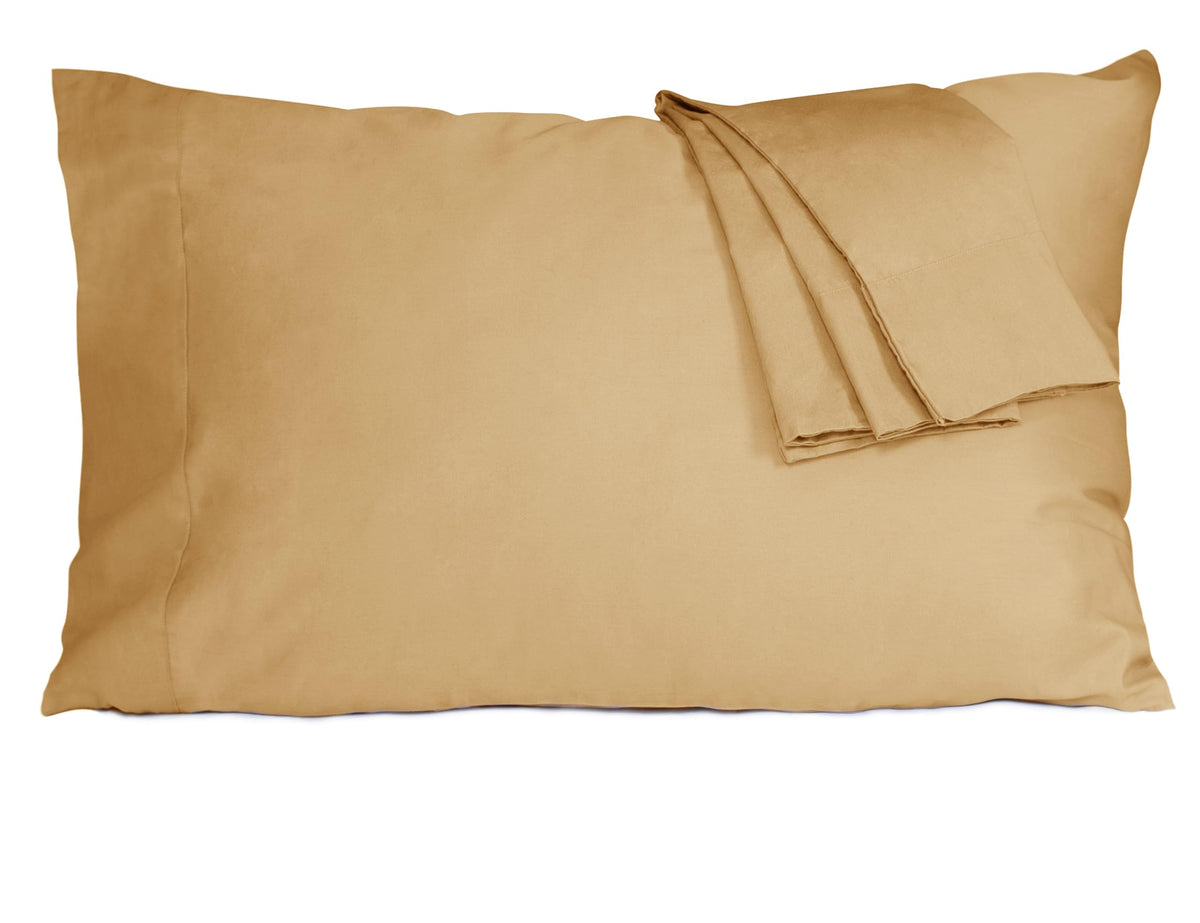 Cotton Pillow Cases King Size Set Of 2 20 By 40 Inches King Pillow Cases Brown King Pillow Cases King Pillowcases Cotton Percale