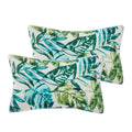Funhome Waterproof Outdoor Lumbar Pillows For Patio Furniture,12X20 Inch Decorative Pillows Set Of 2 With Insert,Hidden Zipper H