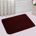 Kuber Industries Bath Mat (Maroon, Microfibre, 22x14 Inch)