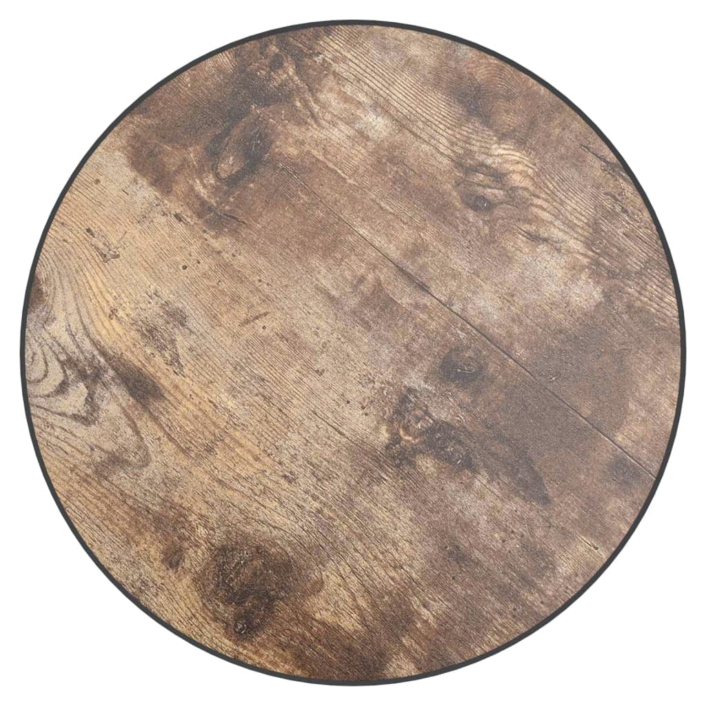 vidaXL Modern Industrial-Style Tea Table Made from MDF and Coated Steel in Black and Yellow, Versatile for Home or Office Use