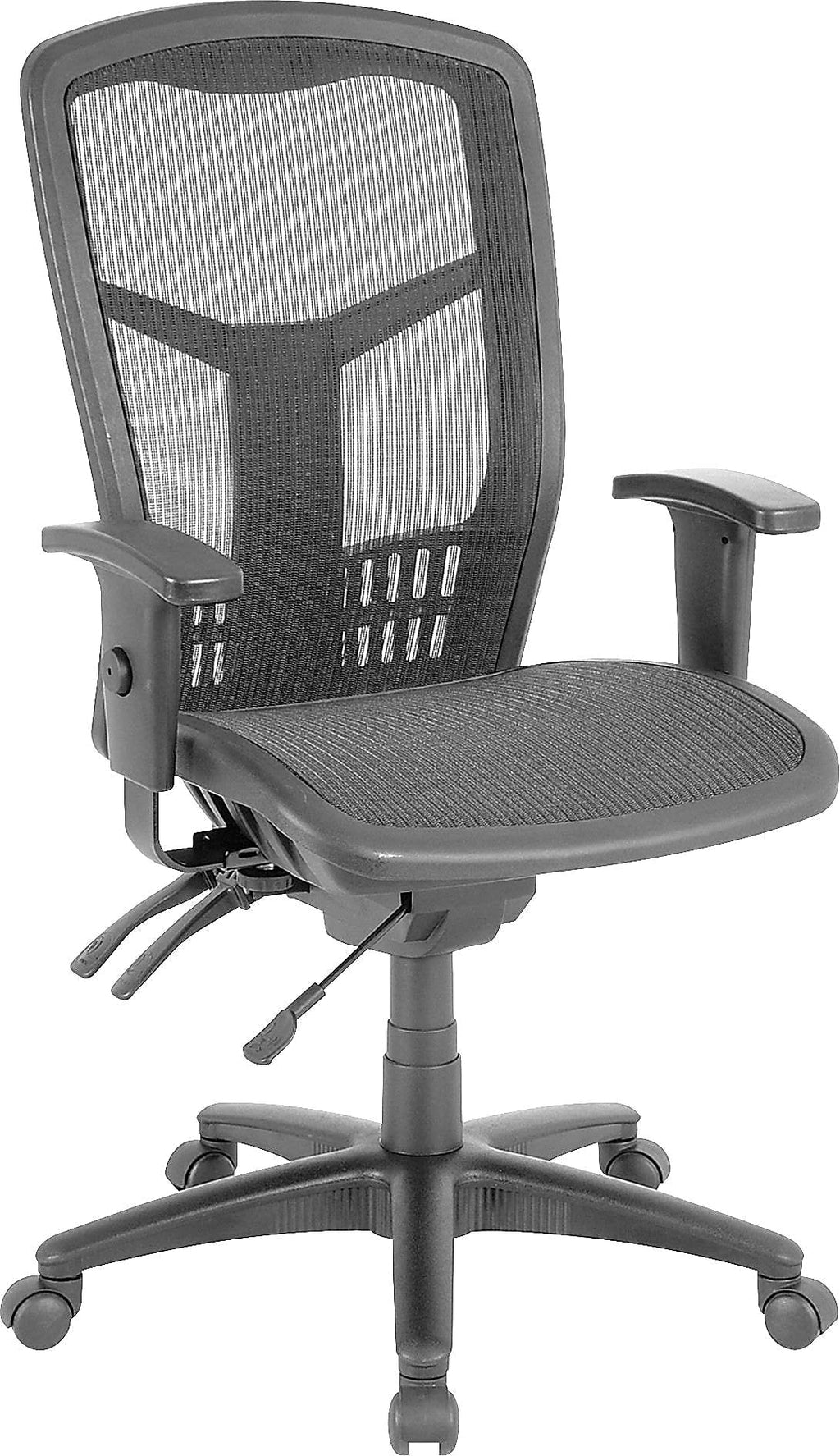 Lorell Executive Mesh High-Back Chair, Black