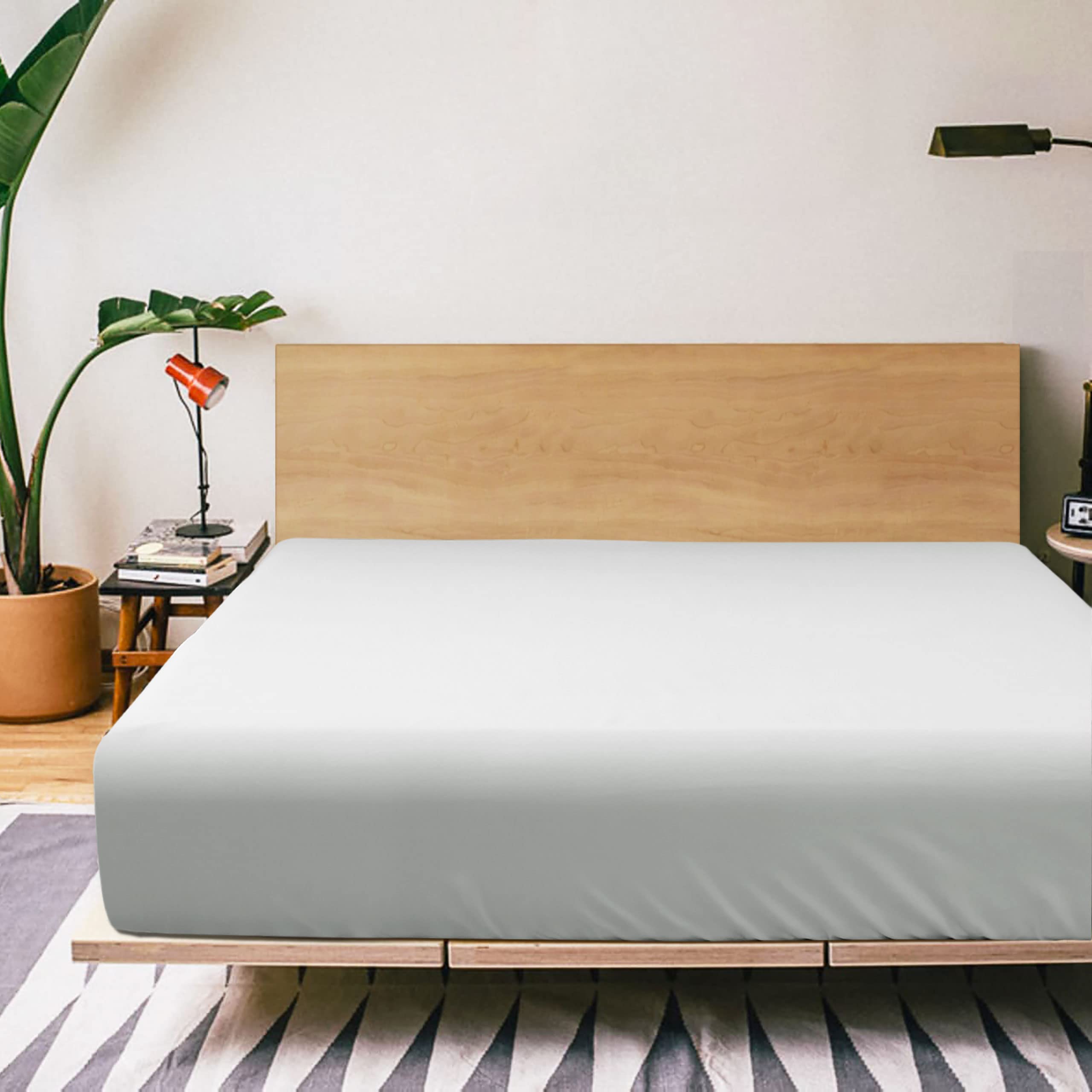 Flxxie California King Fitted Sheet Only - Bottom Sheet - Microfiber Deep Pocket Up To 15Inch California King Fitted Sheet - Sof