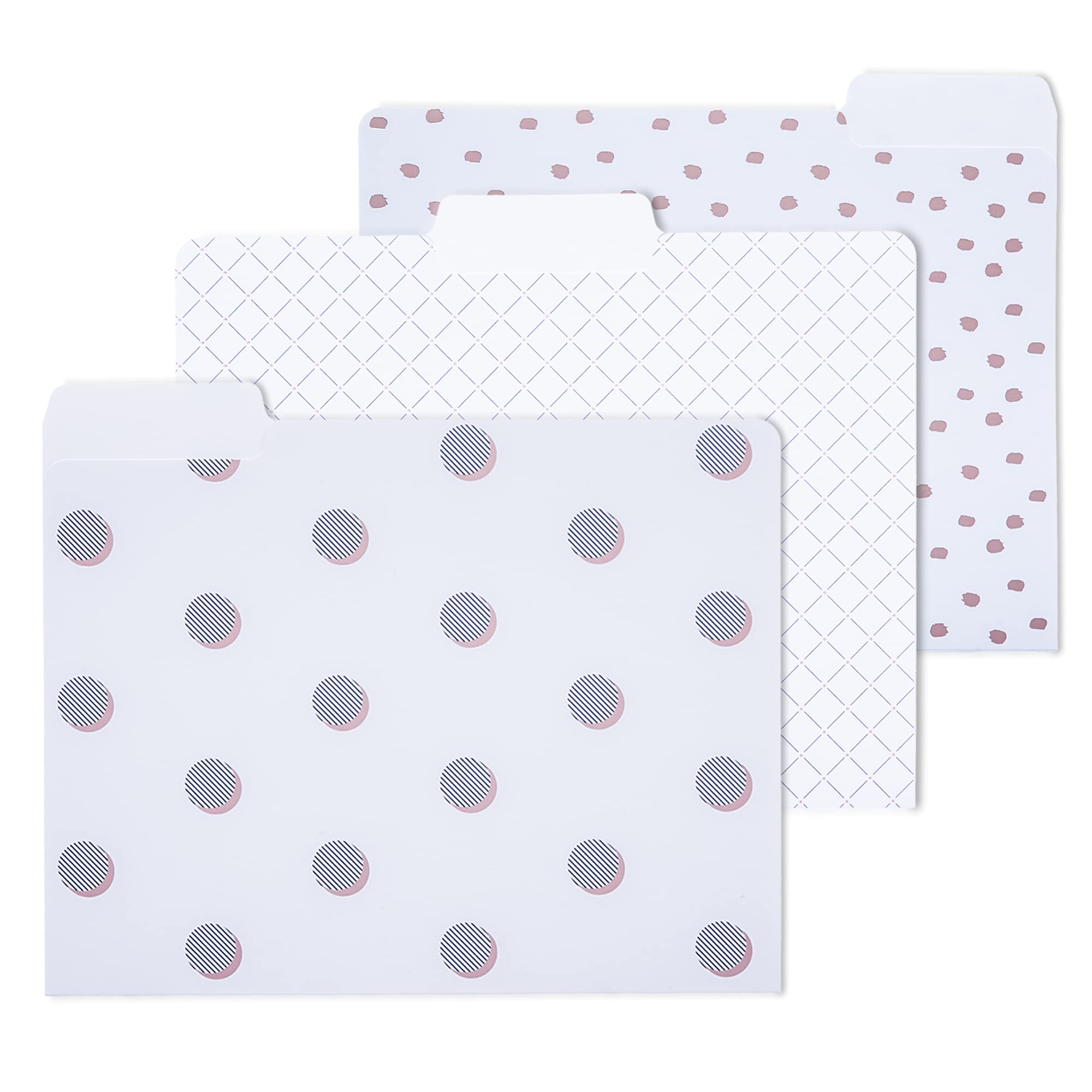 Y Yoma 12 Pack Rose Gold File Folders Letter Size Decorative File Folder Cute Pretty Colored Heavyweight Filing Folder Office Su
