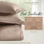 Linen Market Reversible Twin Comforter Set (2 Piece) - Bring Luxury Home With Our Soft And Lightweight Down Alternative Comforte