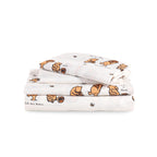 Berkshire Blanket Life Is Good Microfiber Sheets, Full Size - 4 Pieces, Life Is Good Mini Winnie And Hunny Toss White, Cute Char