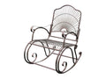 International Caravan Iron Bronze Patio Rocking Chair