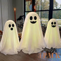 ORIENTAL CHERRY Halloween Decor - Halloween Decorations Indoor - Set of 3 DIY Spooky Ghosts Crafts - Scary Ghost for Indoor Part