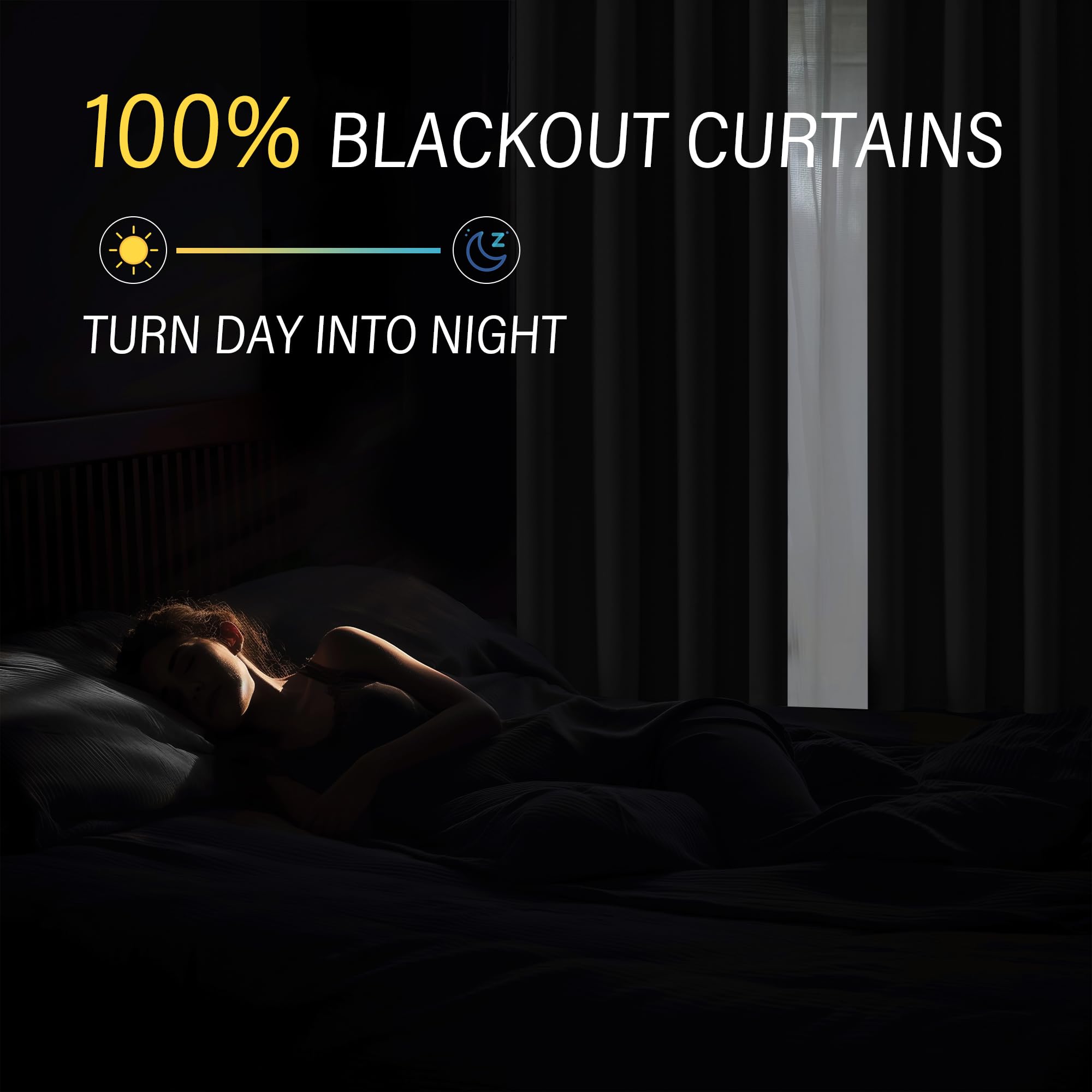 Chrisdowa 100% Blackout Linen Textured Curtains 84 Inches Long For Bedroom Warm Grey Beige Grommet Room Darkening Curtains & Dra