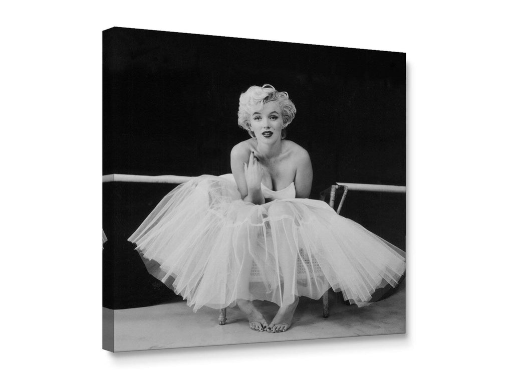 Niwo ART-Monroe C, Classic Movie Stars Canvas Wall Art Home Decor,Stretched Ready to Hang (20''x20''x3/4'')