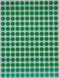 Small Dot Stickers     Inch 8Mm (5/16) - 2700 Pack, Color Coding Labels In Green