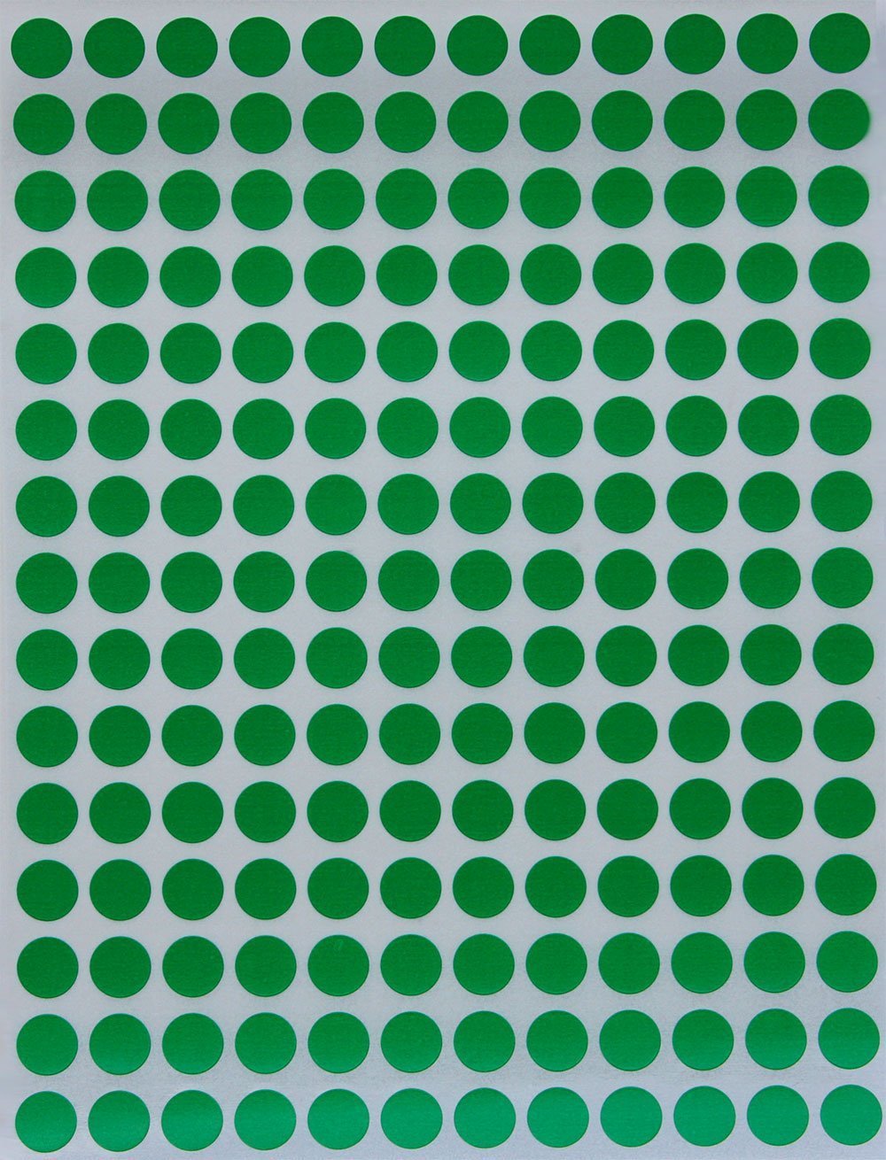 Small Dot Stickers     Inch 8Mm (5/16) - 2700 Pack, Color Coding Labels In Green
