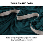 Niceec Sofa Cover Super Soft 1-Piece Dark Teal Sofa Slipcover For Sofas Stretch Universal Spandex Couch Covers For Living Room Easy Fit Washable Furniture Sofa Protector With Skirt