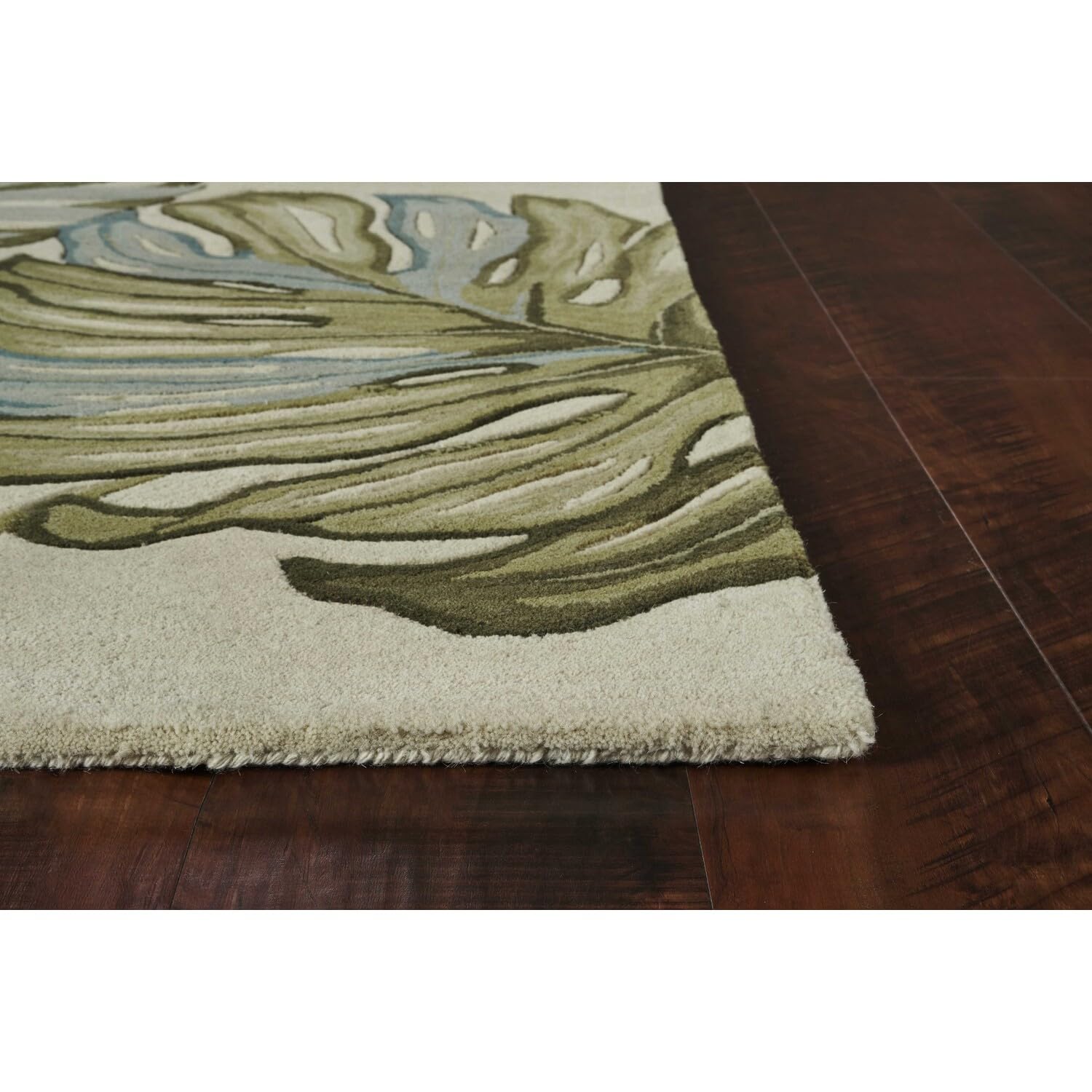 HomeRoots 66 X 66 Ivory Wool Rug