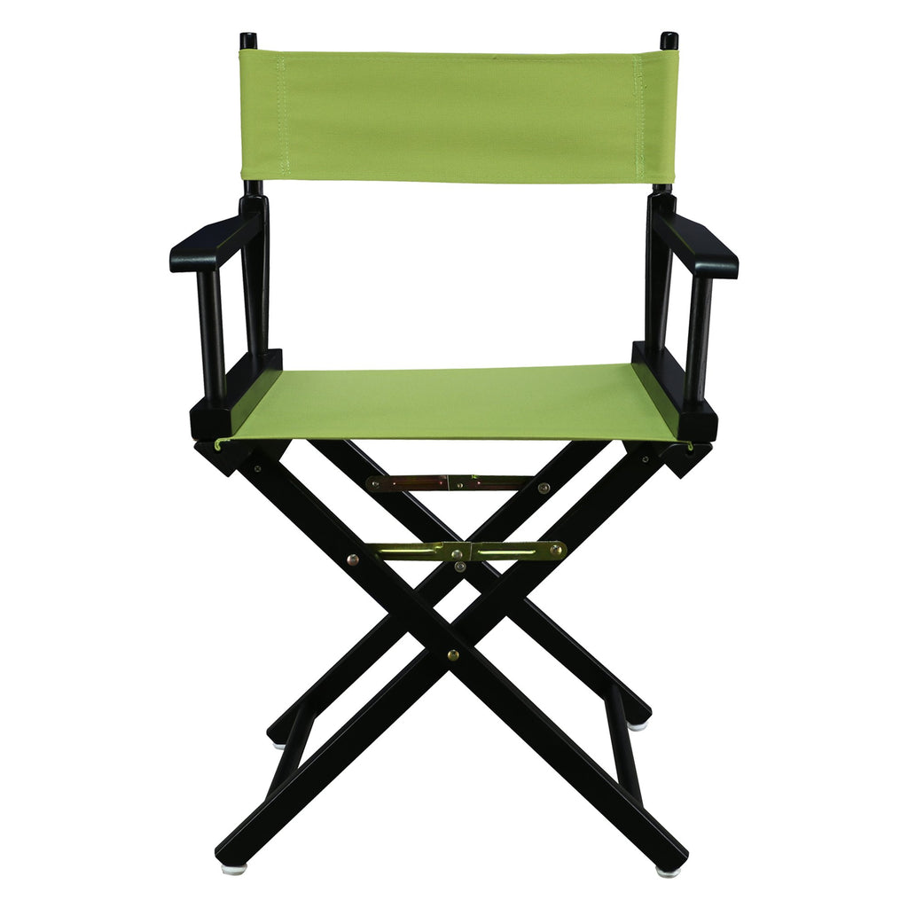 Casual Home 200-02/021-72 Director Chair 18" - Classic Height Blackframe/Lime Green Canvas