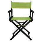 Casual Home 200-02/021-72 Director Chair 18" - Classic Height Blackframe/Lime Green Canvas